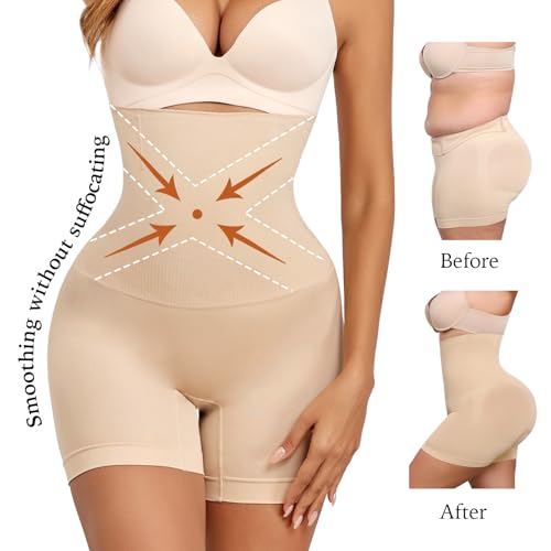 Tummy Control Shapewear Shorts, High Waisted Shapewear for Women, Faja Body Shaper Shorts Under Dresses2