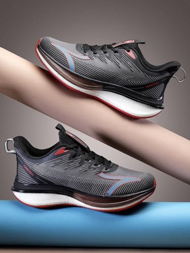 Image of Action | Athleo | TURBO-302 | Men's | Lace-Up | Running | Shoes | Trendy | Lightweight | Comfortable | Durable | Sports | Shoes