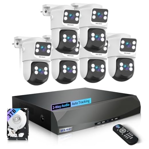4K Wired Security Camera System