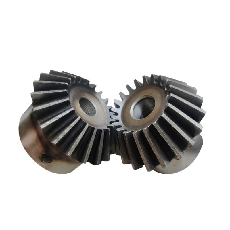 Bevel Gear Pinion Hardware Mechanical 1pcs Bevel Gear 2.5M 30Teeth Inner Hole 15/17/18/20/22/25/28/30/32/35mm Gear 90 Degrees Meshing Angle Steel Gears Screw Hole M6(32mm Keyway 10mm)