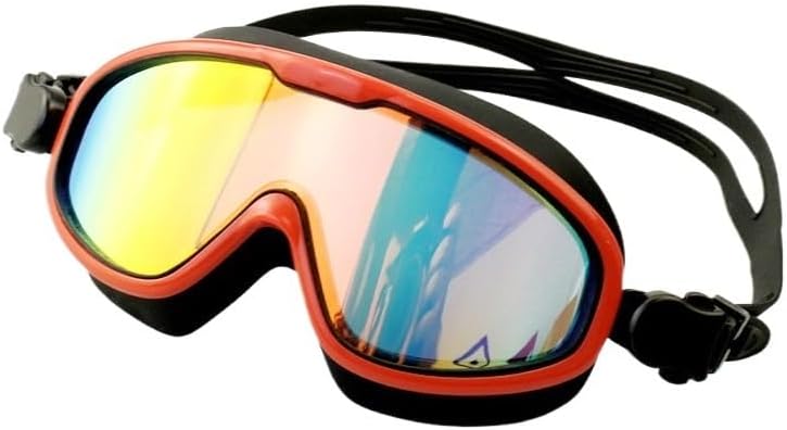 Large Frame Swimming Goggles Anti-fog Waterproof and Silicone Professional