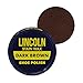Lincoln Shoe Wax Polish 3 Fl Oz (Dark Brown)