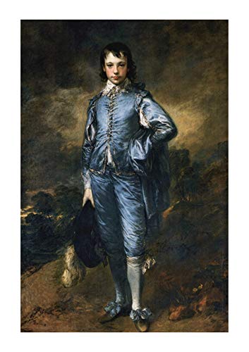 The Blue Boy Giclee de Gainsborough tableau extra large encadré avec passe-partout