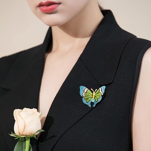 Image of Insect Animal Brooch Pin for Women Rhinestone Lapel Pins Vintage Brooches for Costume Accessories