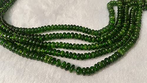 Fil Chrome Diopside 6-6.5mm idéal pour créer vos bracelets en pierres