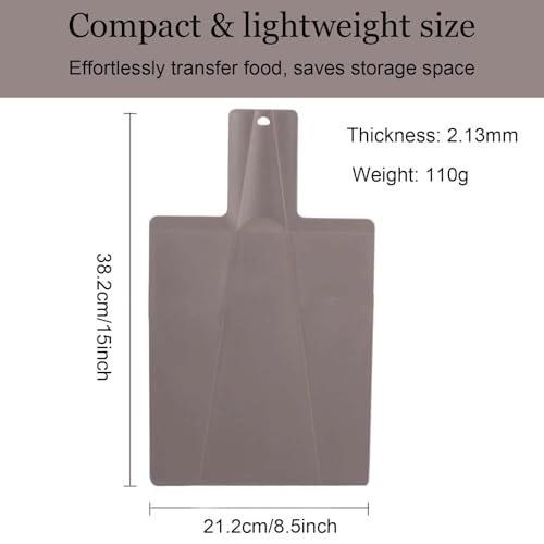Tabla de cortar plegable de plástico SEIWEI gris oscuro miniatura 4