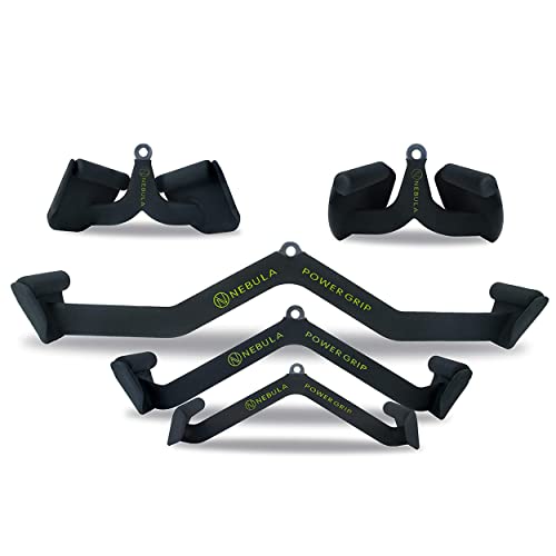 Nebula Power Bar Lat Pull Down Bar Attachments | Set of 5