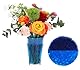 Jushion 10000 PCS Wasserperlen blau,Wasserperlen 8mm,Blaue Wasserperlen, Wasserperlen für pflanzen, Wasserperlen für Vase Füller, 7-8MM Gel-Kugeln, Dekoration für Blumen, Hochzeit, Weihnachten, Garten
