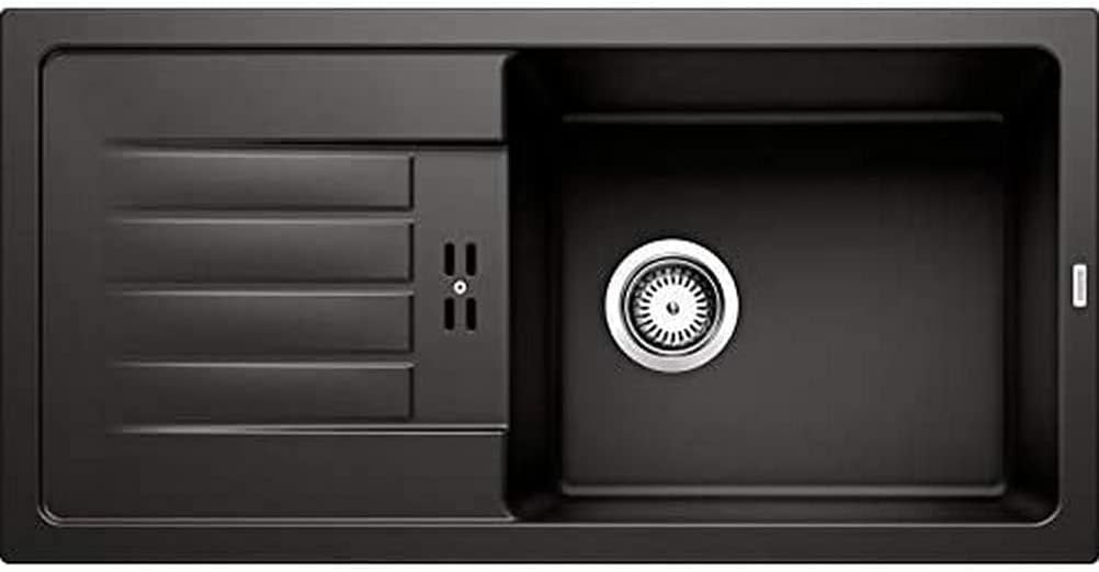 BLANCO DALAGO Granitspüle Schwarz - Flächenbündig Für 50cm Unterschrank