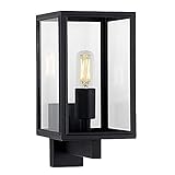 💡 ABSOLUT WETTERFEST - Unsere Outdoor-Lampe besteht aus pulverbeschichtetem Edelstahl und echtem Glas. Sie ist absolut wetterfest und im Gegensatz zu Kunststoff vergilbt sie durch die Sonne nicht.