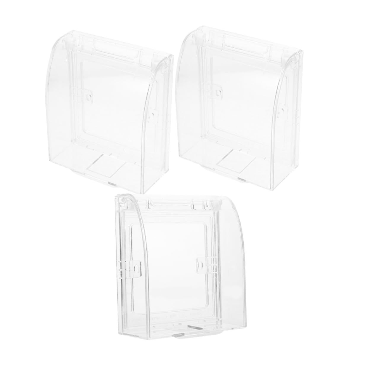 ibasenice 3pcs Electrical Outlet Covers Boy Girl Safety Socket Protectors Wall Outlet Guards Babyproofing Safety Products