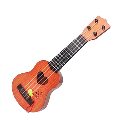 Ukulele de Simulação, Ukulele Ajustável de 4 Cordas para Educação Infantil 35 Cm Brinquedo de Instru