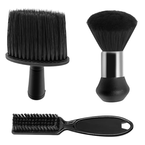 Juego de 3 cepillos de peluquería profesionales -...