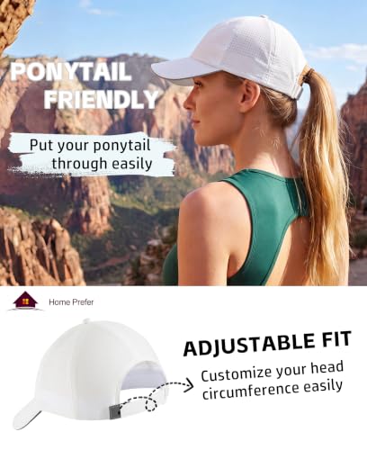 Image of Home Prefer Reflective Water Repellent Quick Dry Airy UPF50+ Sun Hat for Men Women Outdoor Sports Baseball Caps Unisex