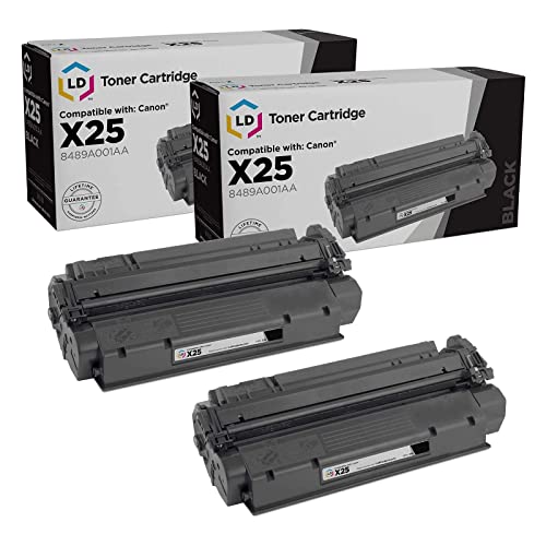 LD Products Remanufactured Toner Cartridge Replacement for Canon X25 8489A001AA (Black, 2-Pack) Compatible with ImageClass MF3110 MF3112 MF3240 MF530 MF5500 MF5530 MF5550 MF5650 MF5730 MF5750 MF5770
