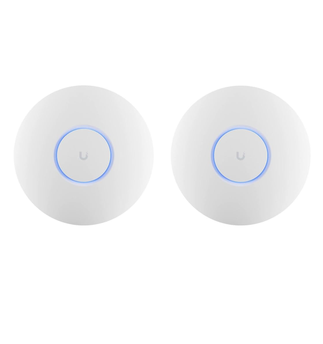 Ubiquiti UniFi U6+ – Pacchetto da 2 Punti di Accesso WiFi 6 Dual Band | Copertura fino a 3000 ft², Oltre 600 Utenti, 573,5 Mbps (2,4 GHz) + 2402 Mbps (5 GHz), PoE, Montaggio a Soffitto