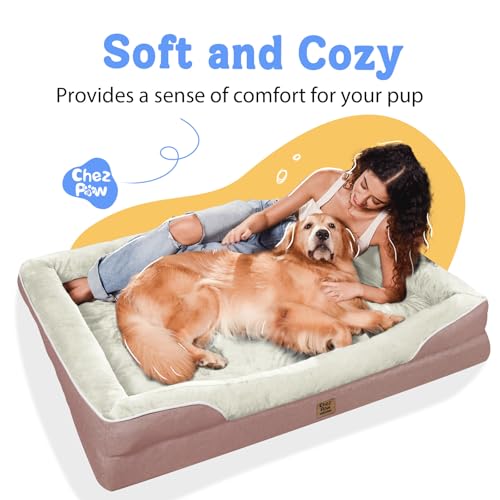 Image of Chez Paw Orthopedic Waterproof Dog Bed for Medium and Large Dogs