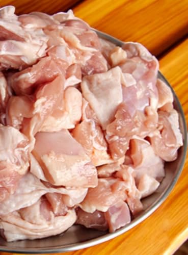 鶏もも肉カット済み ２㎏ 大容量パック 冷凍 業務用 家庭用 使いやすいサイズ（Amazon）
