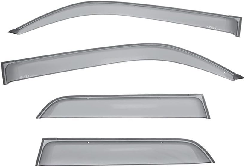 WellVisors Window Visors Wind Deflectors Compatible with Toyota 2010-2024 4Runner Premium Series Rain Guards 3-847TY049
