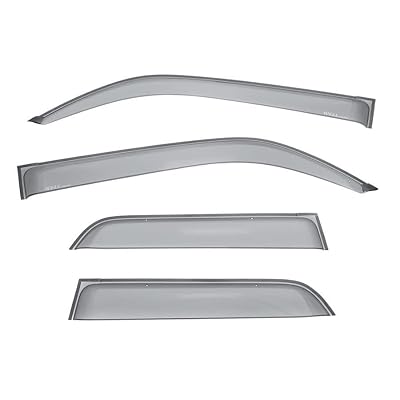 WellVisors Window Visors Wind Deflectors Compatible with Toyota 2010-2024 4Runner Premium Series Rain Guards 3-847TY049