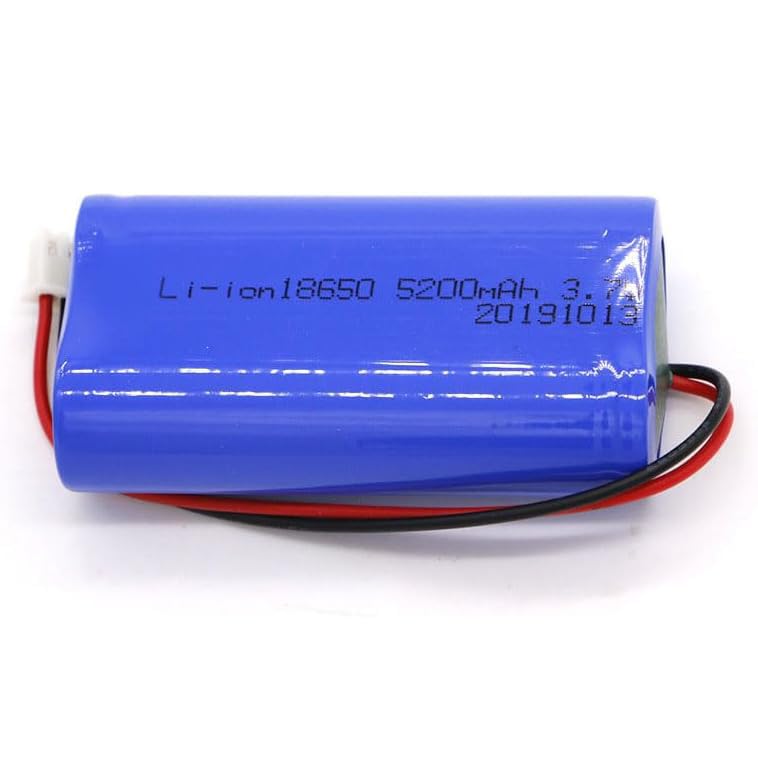 Batterie rechargeable lithium-ion 3,7 V, 2P 18650, avec prise XH2.54 pour mégaphone, haut-parleur, lampe de poche, banque d'énergie