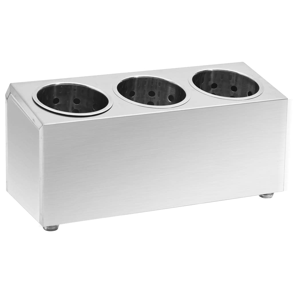 Generisch Besteckbehälter 3 Fächer Rechteckig Edelstahl,Heim & Garten,Küche & Esszimmer,Küchenhelfer & -utensilien,Küchenorganizer,Besteckkästen-51226