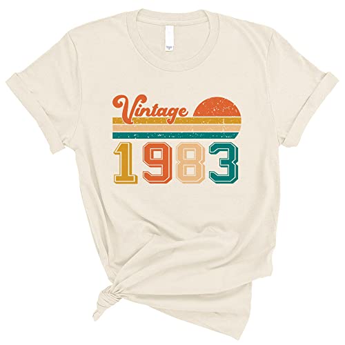 Vintage 1983 Shirt Unisex Large Natural
