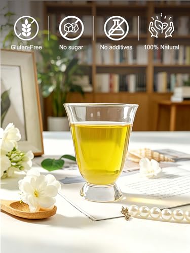 Image of TeeLux Decaf Jasmine Green Tea Bags, Decaffeinated Jasmine Tea, 100 Count