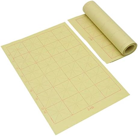 Wancetang Chinese Calligraphy Brush Ink Writing Grid Sumi Paper/Xuan Paper/Rice Paper for Chinese Calligraphy Brush Writing Sumi Set