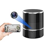 HOHOPROV Hidden Camera Speaker Spy Camera 1080P Wireless Mini Hidden Nanny Cam Secret Spy Camera with 240° Rotating Lens,Motion Detection Alert, Video Recording App Live Stream