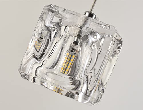 Rikxz Pendant Light Fixture - Ice Cube Chandeliers Modern Minimalist Hanging Lamp Stairwell Elegant Design Ceiling Lamp For Bedroom Restaurant Bedside Corridor #TOP2