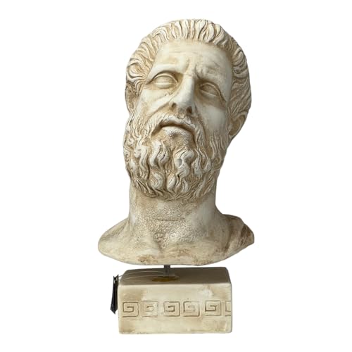 Hippocrates Father of Medicine Physician Head Bust Sculpture Museum Copy