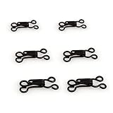 60 Set Sewing Hooks and Eyes Closure for Bra and Clothing,Clothing and Pants,Fur Coat Jacket, 3 Size