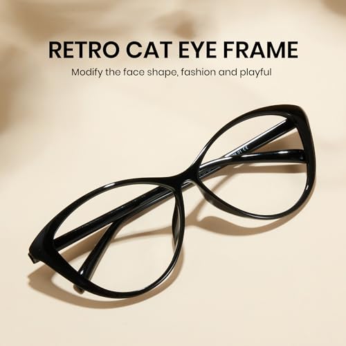Image of Cyxus Cat Eye Blue Light Glasses for Women Reduce Eye Strain 8246 | UV Protection, Eye Protection, Ideal for Office Work or Daily Wear