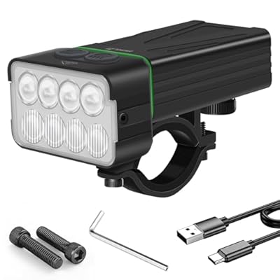 BORUIT Bike Light Rechargeable, Super Bright LE...