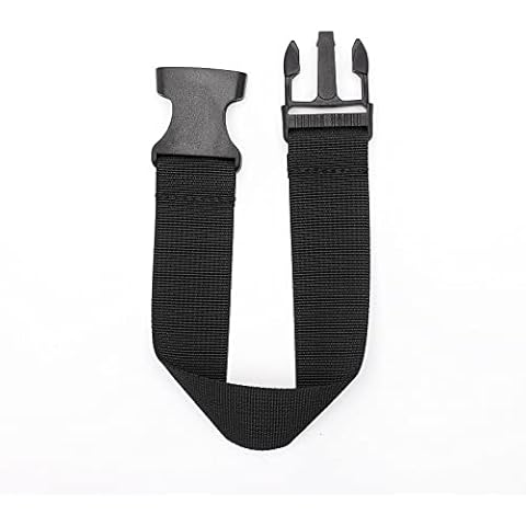 ehbn9 Belt Extender for Fanny Pack Strap Extension Waist Bag Belts Black Cover
