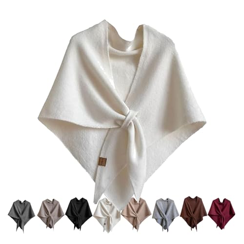 Gettoreach Women's Solid Color Scarf Casual Soft Comfortable Shawl for Daily Wear, Pashmina Shawl Wraps for Women