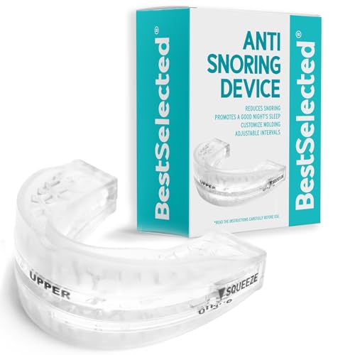 bestselected Anti Snoring Mouth Guard Device: Adjustable Anti Snoring Device Mouth Guard - Sleeping Snore Stopper Sleep Apnea Mouthpiece - Stop Snoring Aids for Women Men