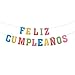 UNISHOP Guirnalda de Feliz Cumpleaños Multicolor, Decoración de Fiesta de Cumpleaños de Colores
