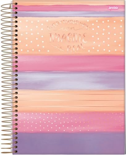 Jandaia - Caderno Espiral Universitário CD 10 Matérias 160 Fls La...