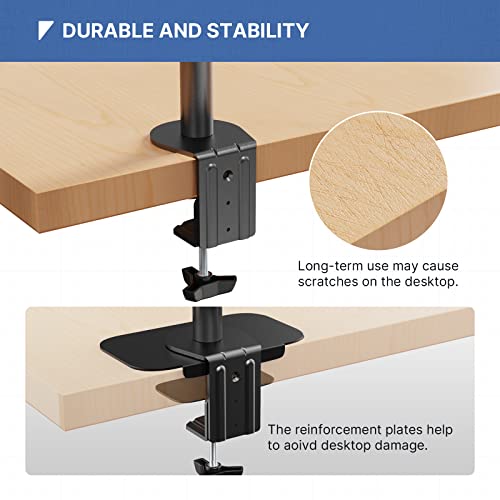 Soporte de monitor ergonómico que eleva la pantalla para evitar dolor de cuello 4
