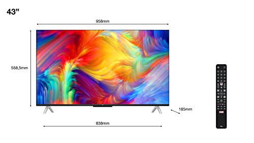 tcl 43p639 téléviseur led 43 pouces uhd 4k google tv