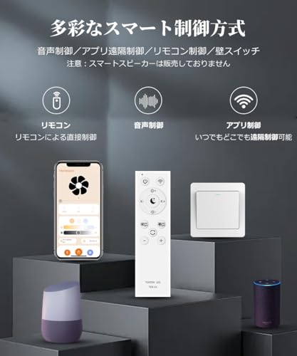 Brightorch 音声操作 LEDファンライト TENSMART-A1 の商品画像 8