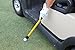 The Lucky Golf Ball Pickup Stick - a 30 Inch Suction Cup Golf Ball Retriever for Retrieving Golf Balls in Scrambles, Mulligans, and Practice Sessions While Remaining Seated in The Golf Cart (Yellow)
