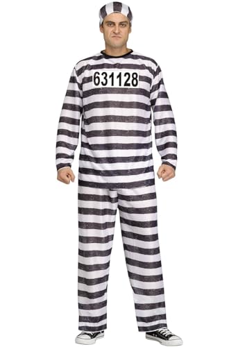 Fun World Men's Adult Jailbird Costume