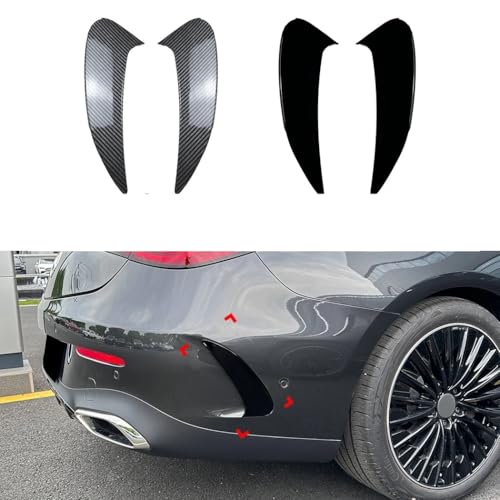 Difusor de parachoques trasero para Benz CLE Coupe 2024+ C236 con aletas laterales AMG 2