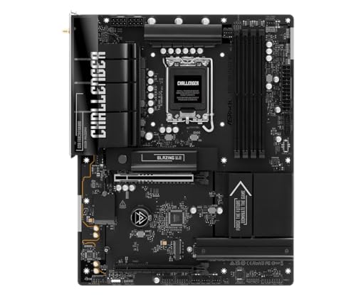 Image of ASRock B860 Challenger WiFi ATX Motherboard, Supports Intel Core Ultra Processors (Series 2, LGA1851), DDR5 8666+ (OC), PCIe 5.0, WiFi 7, 2.5G LAN, Dr.MOS