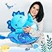 Imagen de Mewaii Peluche Almohada Largo Azul Axolotl Kawaii 50CM Suave y Cómoda Peluche Salamandra Cojines de Felpa Cumpleaños Regalo para Bebe Niños Niñas
