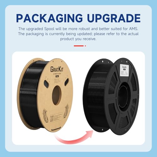 Image of Gratkit Silk Tri-Color PLA Filament,Coextrusion PLA Filament 1.75mm, + /-0.03mm, 1KG /Roll, Silk PLA Blue & Purple & Black