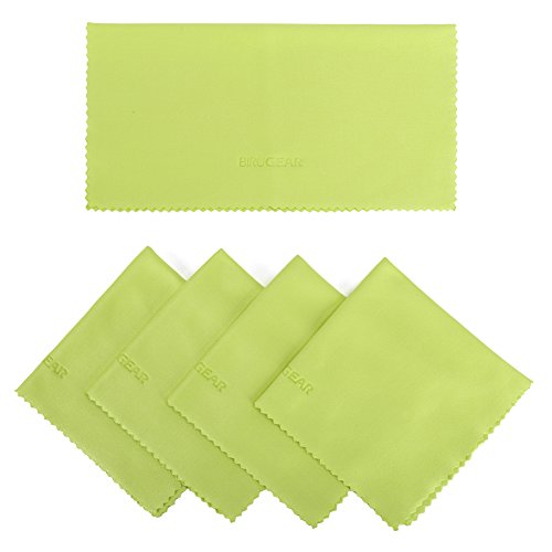 Microfiber Cleaning Cloth - BIRUGEAR 10 Pack Extra Large Microfiber Cleaning Cloth for Camera/Tablet/Lens/PC/Laptop/Smartphone LCD Screen